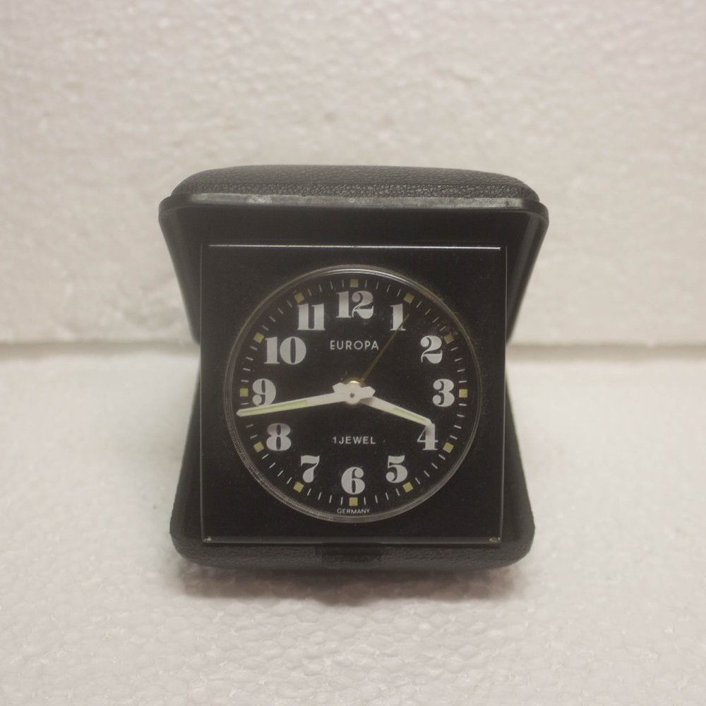 Vintage Europa Travel Alarm Clock